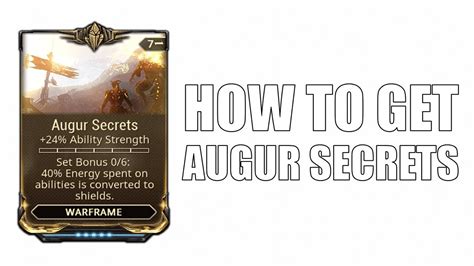 augur secrets|How to get Augur Secrets in Warframe